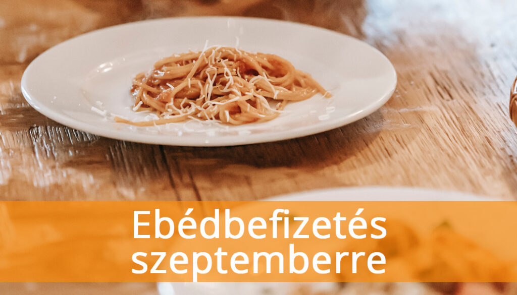 ebédbefizetés szeptember